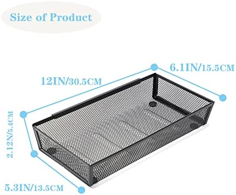 Silverware Organizer,Mesh Cutlery silverware Tray for Drawer,Tool tray