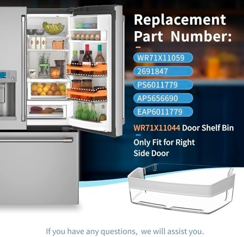 WR71X11044 WR71X11059 Refrigerator Door Shelf Bin (Right Side)
