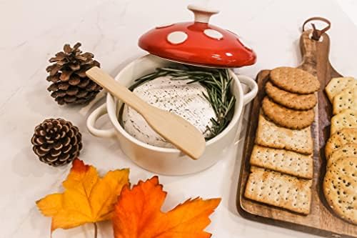 BRIE BAKER, MUSHROOM, PATTERN LID