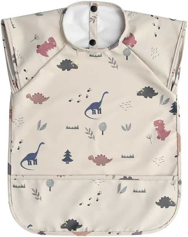 Waterproof Baby Bibs, Infant Toddler Extra Cover Feeding Bib by GZMM