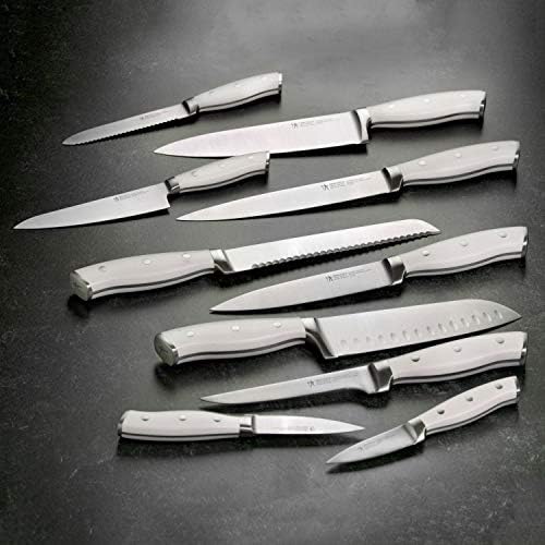 Henckels Forged Accent 20 Piece Knife Block Set, Off-White