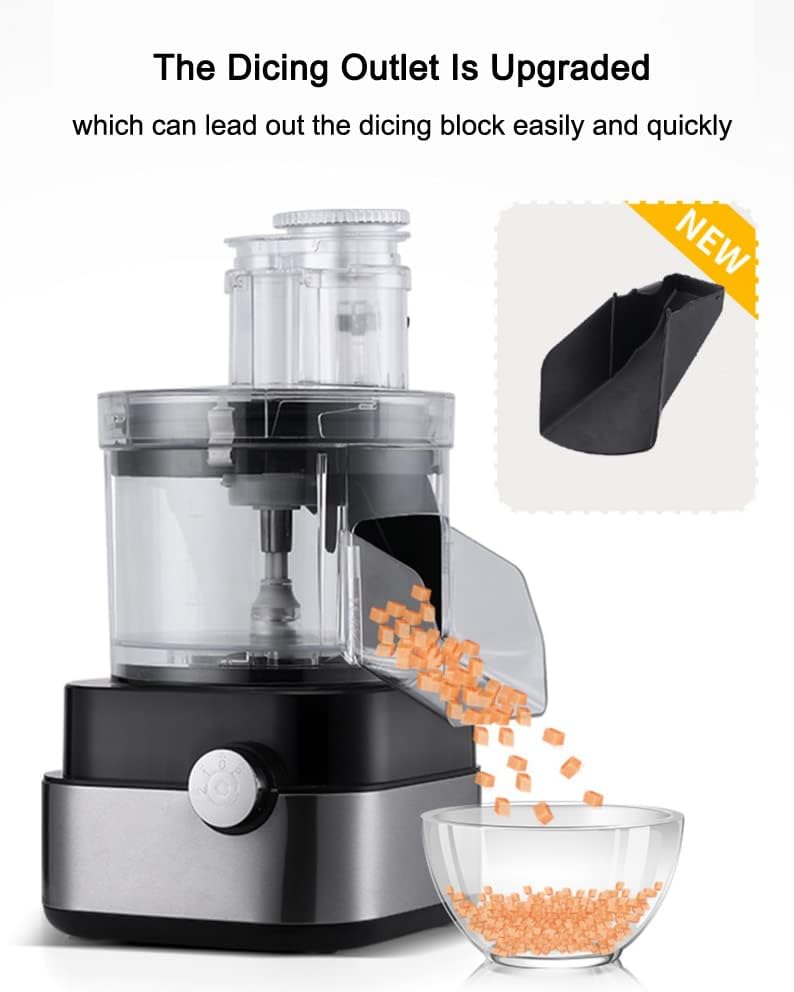 600W Commercial Vegetable Chopper, 5L Food Processor