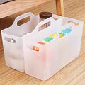 2 Pack Fridge Organizer Bins with Handle, PP Plastic Organizers