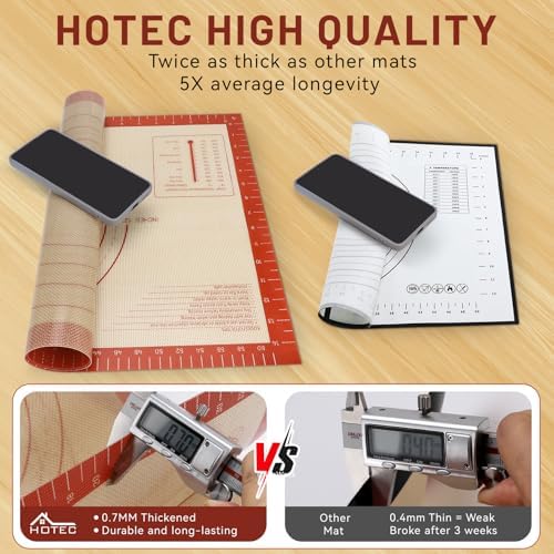 HOTEC Silicone Baking Mat, 26x16