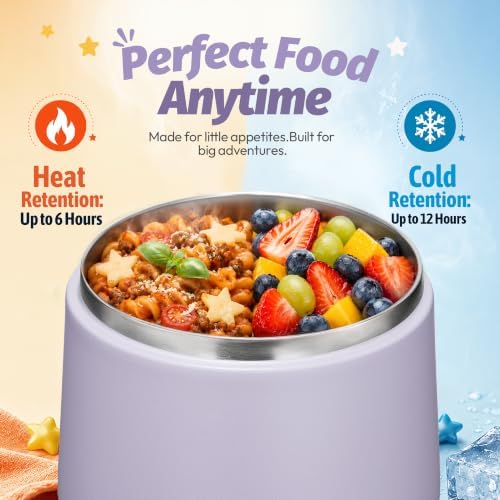 Itslife Soup Thermo for Hot Food Kids 14oz Lunch Containers with
