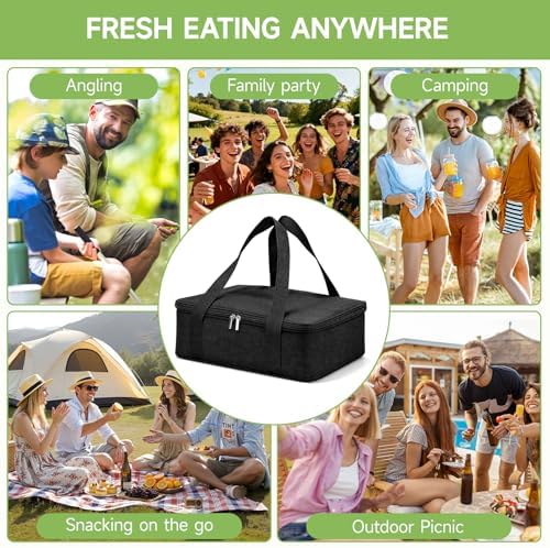 Chilled Portable Snackle Box, Divided Serving Tray