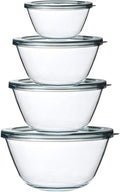 M MCIRCO Glass Mixing Bowls by MMCIRCO