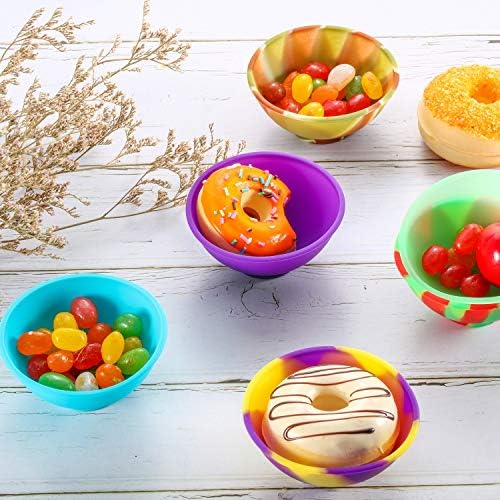 Boao 14 Pcs Mini Silicone Pinch Bowls, 1.75 oz Small Bowls for Prep