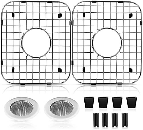 ARLBA 2 Pack 13.7" x 11.6" Stainless Steel Sink Protectors