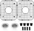 ARLBA 2 Pack 13.7" x 11.6" Stainless Steel Sink Protectors