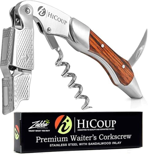 Hicoup Wine Opener - Professional Corkscrews for Wine Bottles w/Foil
