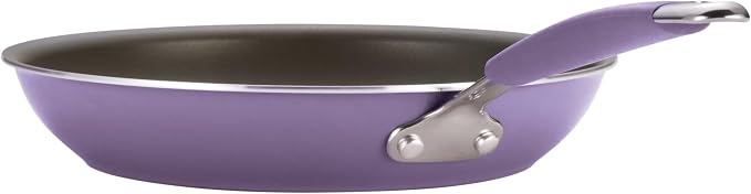 Rachael Ray Cucina Nonstick Cookware Pots and Pans Set, 12 Piece, Lavender - Image 10