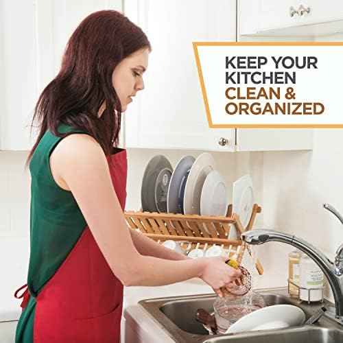 Bambüsi 2-Tier Bamboo Dish Drying Rack
