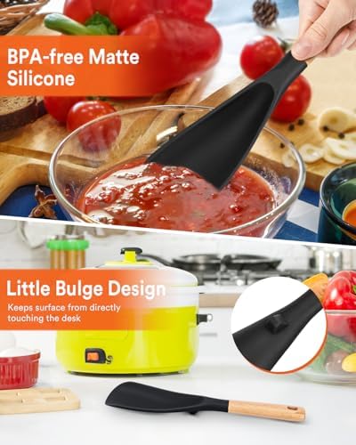 Badiano Silicone Cooking Spoon for Nonstick Cookwares