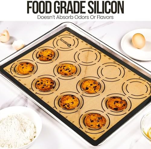 Generic Silicone Baking Mat Set of 6, Gray