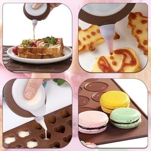 Silicone Macaron Baking Kit, 48 Capacity Macaron Silicone Mat and