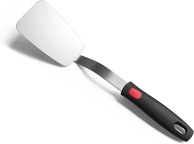 Stainless Steel Flexible Spatula Solid Turner, XiaoZu Thin Metal Spatula by XiaoZuHomeKitchen