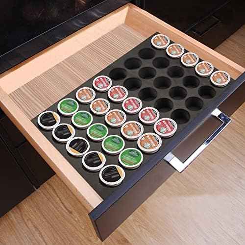 FONUNO Coffee Pod Drawer Organizer Compatible with KCup Keurig