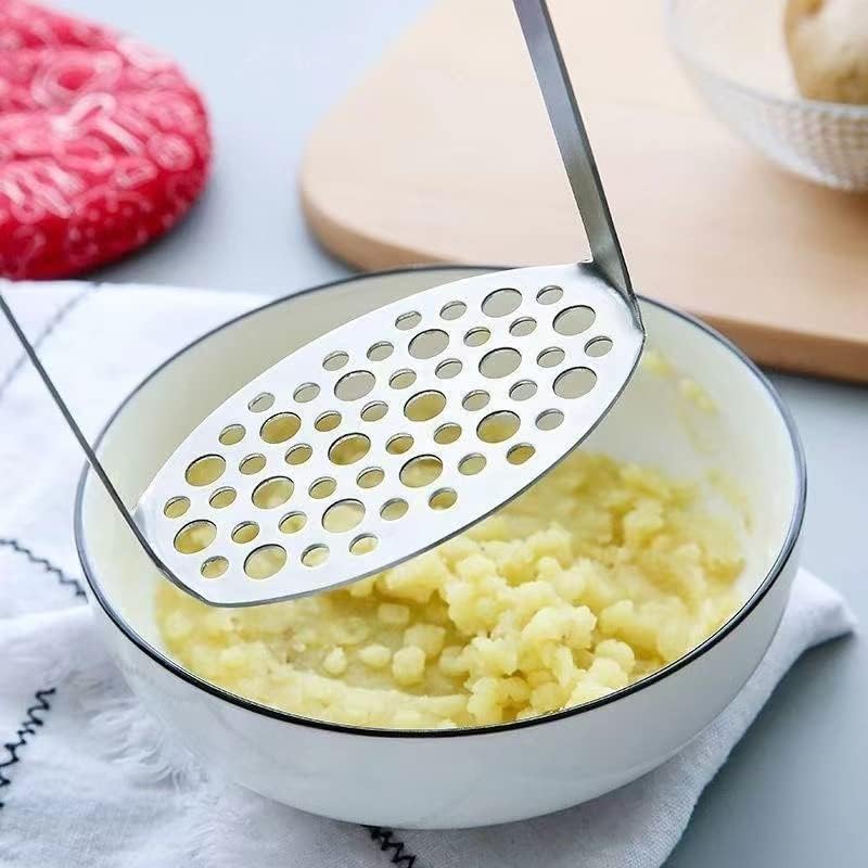Potato Masher, Stainless Steel Integrated Masher Kitchen Tool & Food