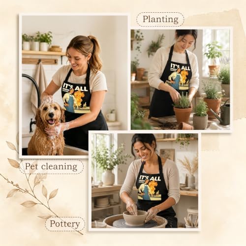 Sarcastic Funny Man Cooking Apron with Pockets
