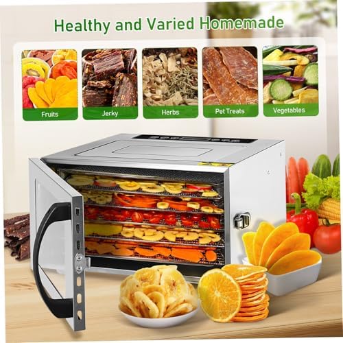 Electric Food Dehydrator, Stainless Steel Dryer