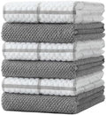 100% Cotton Kitchen Dish Towels, 16" x 26" Kitchen Towels Set, 6 Pack