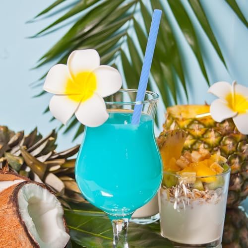 2 Sets Silicone Reusable Straws with Case, Portable Travel Straw with