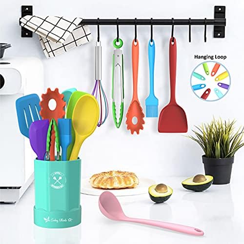 Deedro 16-Piece Silicone Kitchen Utensil Set
