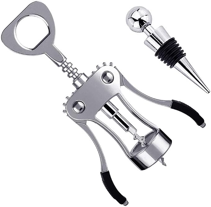 Foho Best Wing Corkscrew Wine Bottle Opener Luxury Waiter Corkscrew by FOHO
