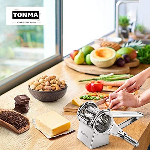 TONMA Rotary Cheese Grater Hand Crank
