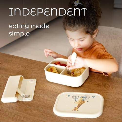 ASOMIC 316 Stainless Steel Toddler Utensils with Travel Case, Blush