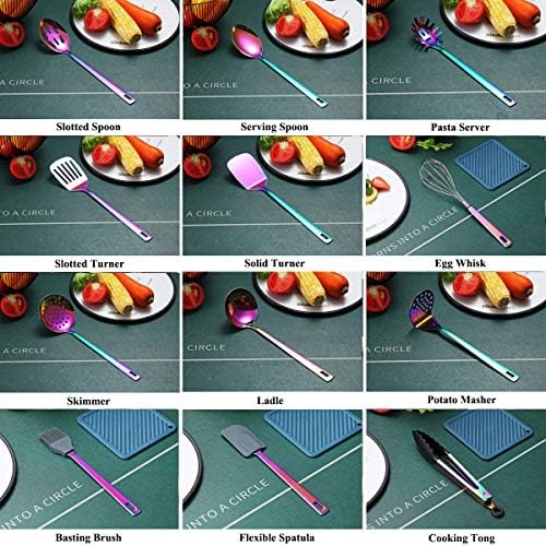 Rainbow 13-Piece Kitchen Utensil Set