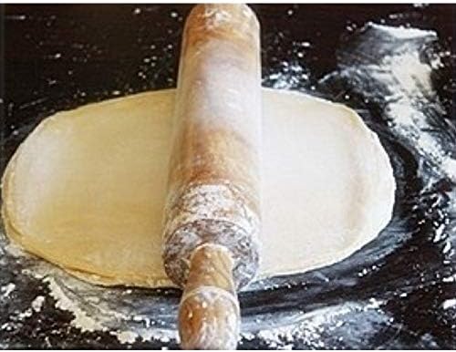 Rolling Pins for Baking Pizza and Dough, Hardwood Sturdy Handle Pasta