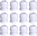Shappy 12 Pcs Piping Bag Couplers for Cake Decorating Icing Tips