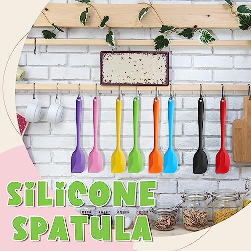 Hsei 54 Pcs Silicone Spatulas Set, 9 Colors