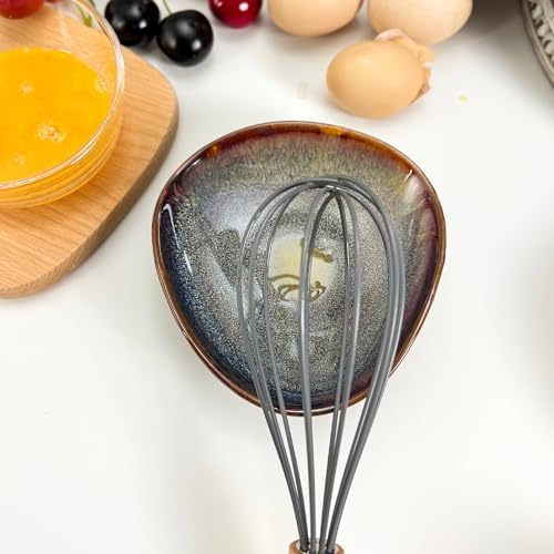 Farmhouse Ceramic Spoon Rests Holder,Coffee Spoon Holder,Cooking