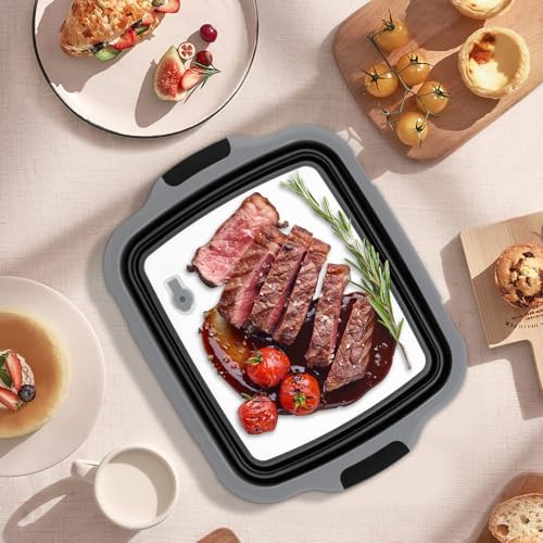 2-Pack XL Collapsible BBQ Prep Tub with Lid (4.22 Gal / 16L)
