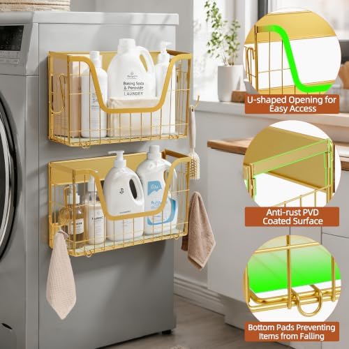 1-Pack Gold Magnetic Shelf for Fridge