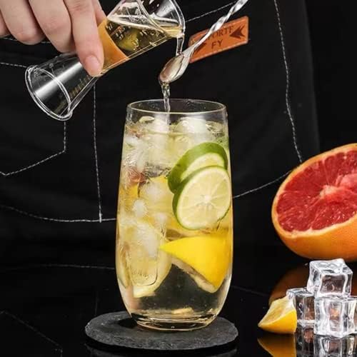 QAPPDA Drinking Glasses Set of 12, 16 oz Highball Glasses with Straws