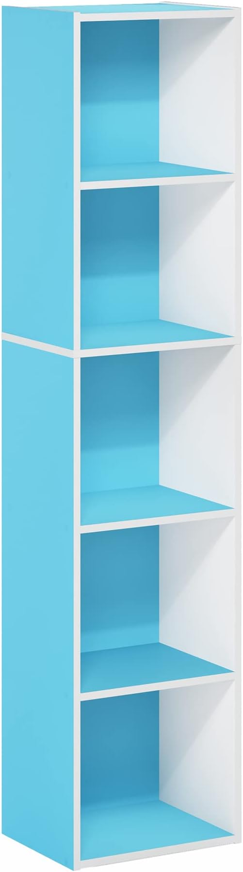 Furinno PASIR Book Shelf, 5-Tier Modern Bookshelf, Open Shelves Bookcase 9 x 12 - Image 7