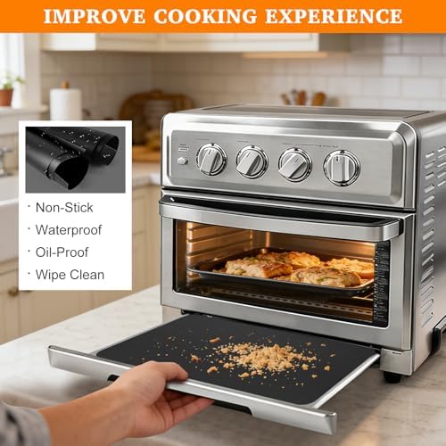 5 PCS Air Fryer Crumb Tray Liner Compatible with Cuisinart