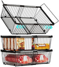 Large Freezer Organizer Bins for 10 to 20 Cu.Ft,Leak-Proof Bottom,3