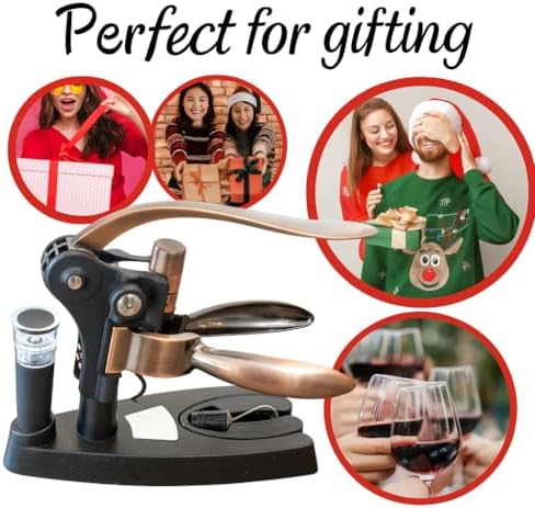 Corkscrews for Wine Bottles – Ultimate 7-Piece Rabbit Wine Opener Set