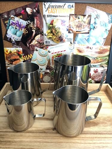 Milk Frothing Pitcher 20oz Stainless Steel Cup Perfect for Latte Art