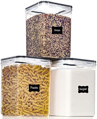 PANTRYSTAR Food Storage Containers with Lids, 5.2L, 3PCS