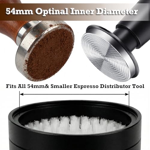54 mm Coffee Tamper Clean Mat Barista Espresso Tamper Mat Built-in