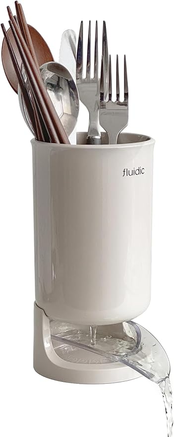 carrotez Utensil Drying Holder for Kitchen Counter, Self Draining, Small by Carrotez