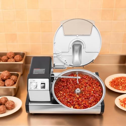 Commercial Food Processor, 5.28QT Capacity, 1500RPM