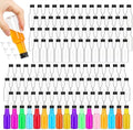 Mini Liquor Bottles 50ml/1.7oz 120Pack, Plastic Shot Bottles with Caps