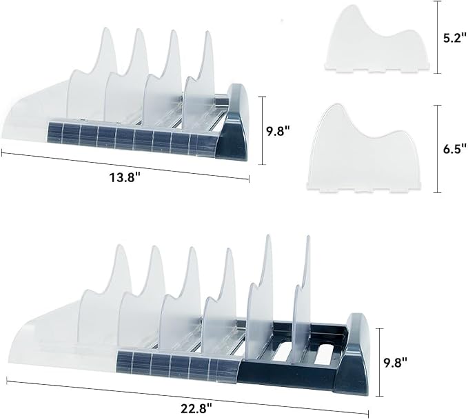 Expandable Pot and Pan Organizer Rack - Image 4